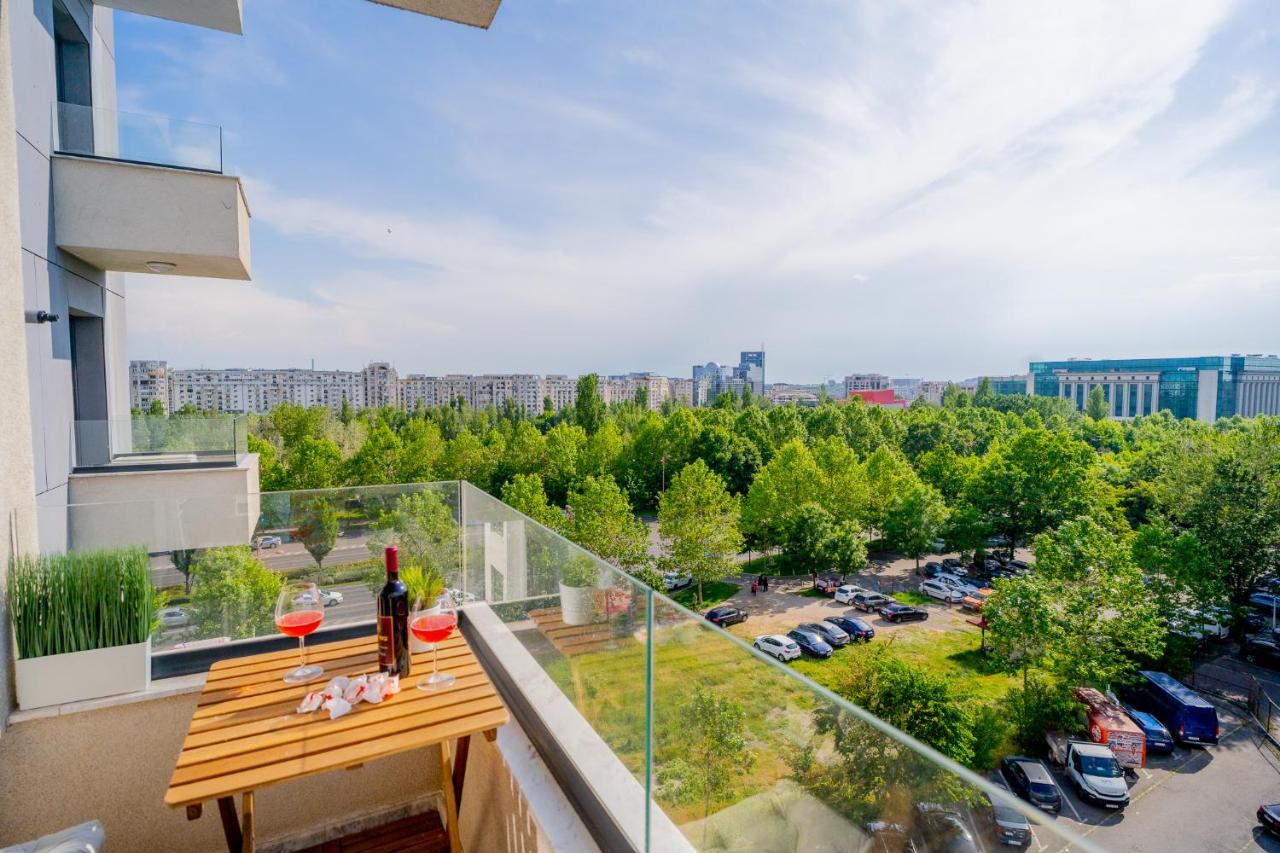 Union Plaza - Balcony Delight In City Center Букурещ Екстериор снимка